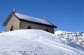 Salita invernale da Lizzola al Passo della Manina e al Monte Sasna con vento e tormenta di neve il 7 febbraio 2010 - FOTOGALLERY